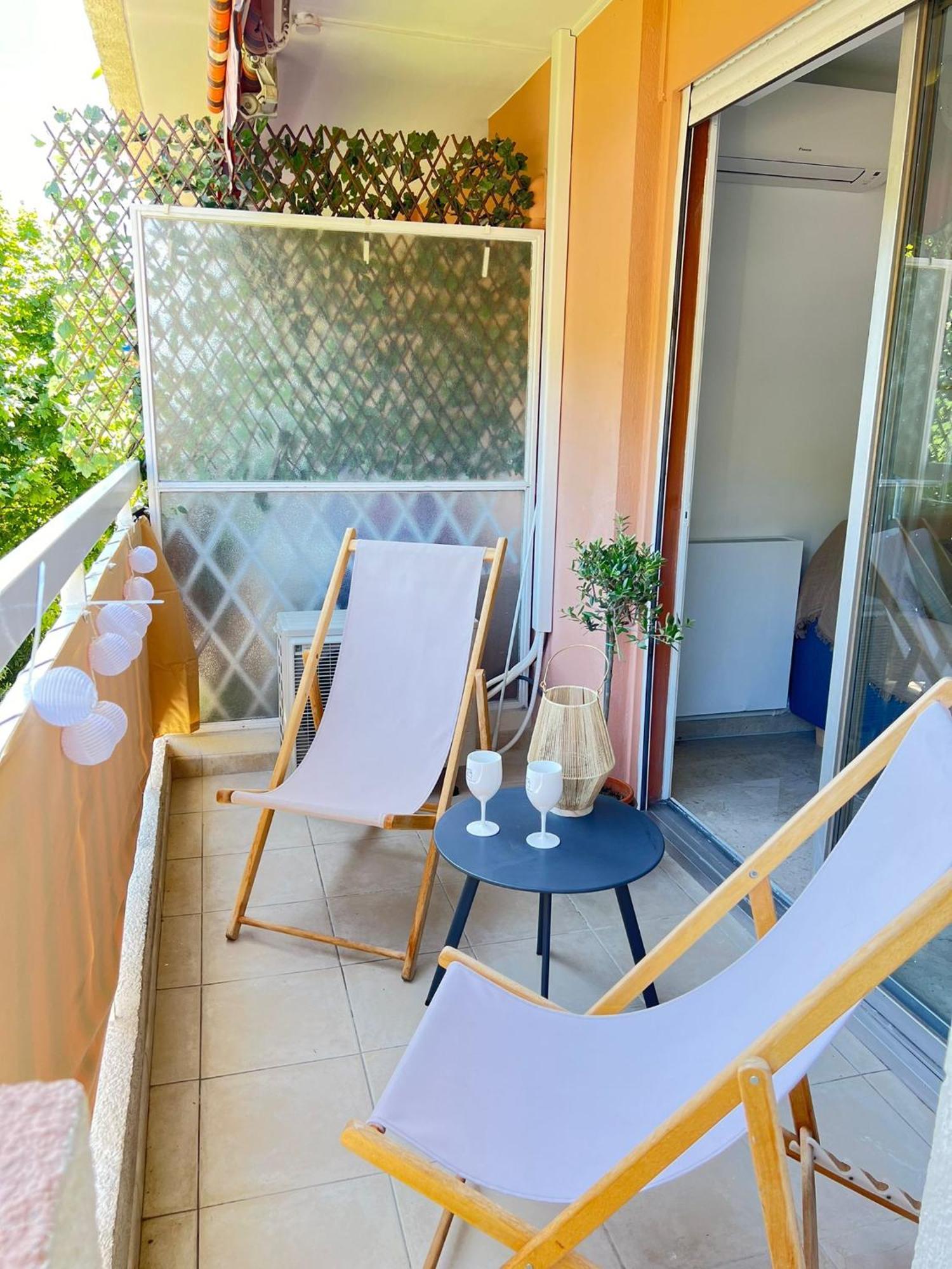 2p Renove Avec Terrasse Au Port De Nizza